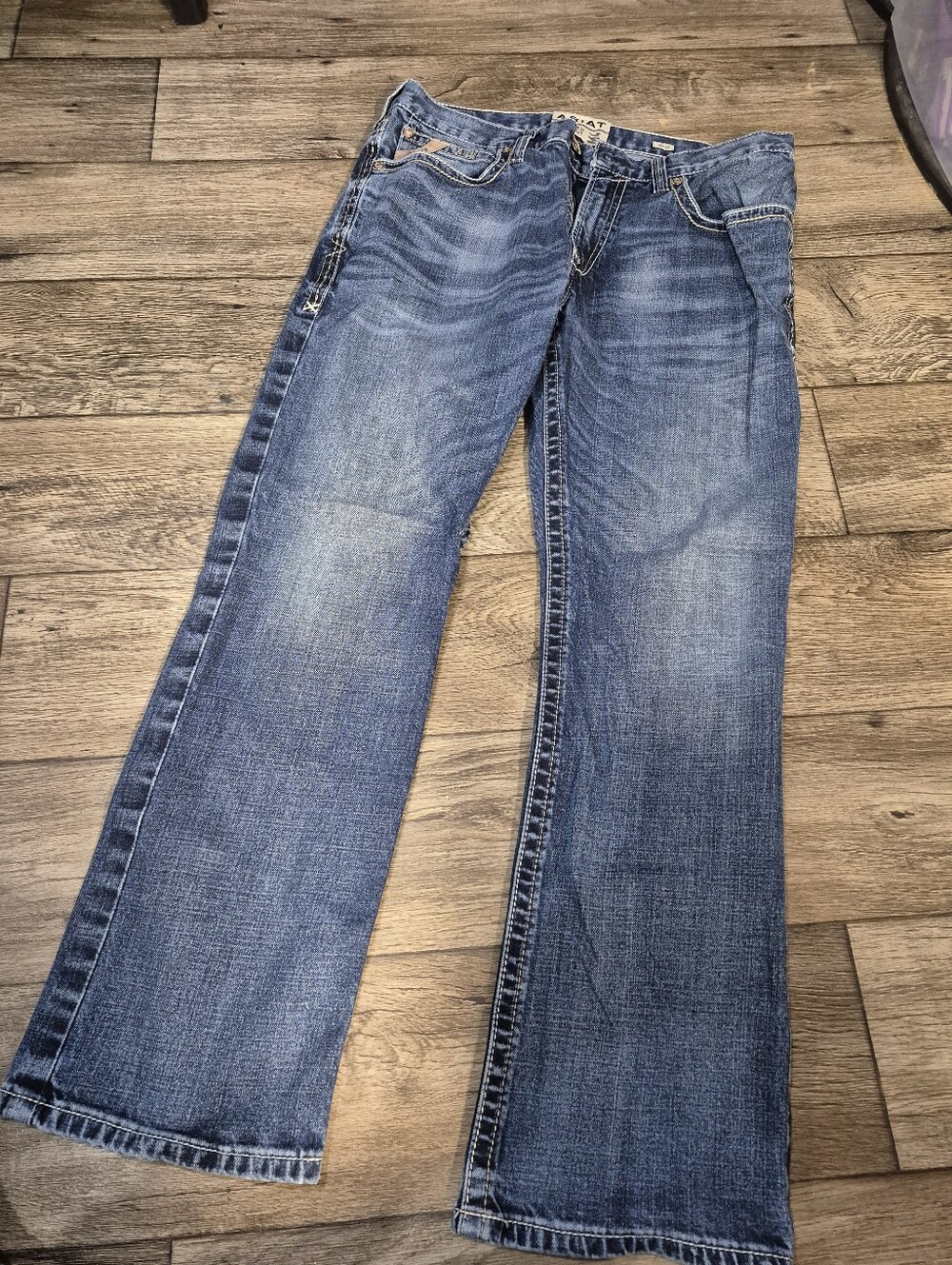 Ariat Mens M4 Jeans Relaxed Boot Cut 35/32 Ariat Boot Cut Jeans